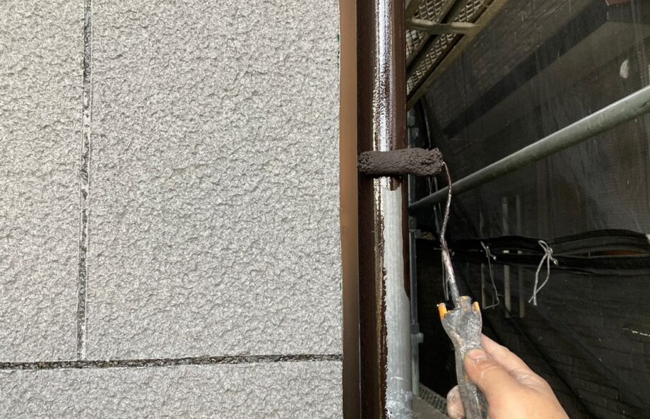 2 雨樋 塗装作業