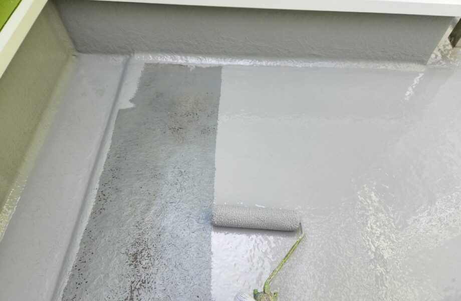 3 ベランダ防水作業
