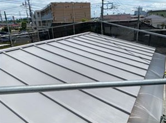 6 遮熱塗料二回目塗布 完了