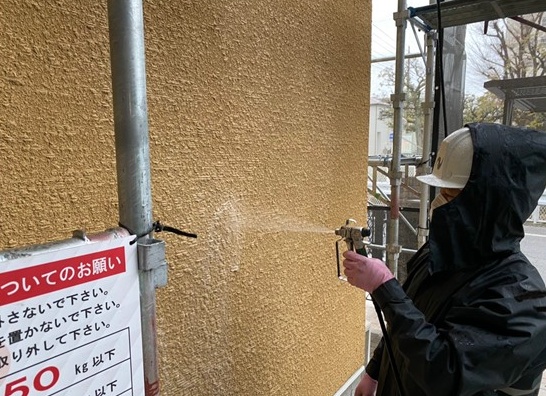 環境配慮型[スマホ改行]洗浄作業中