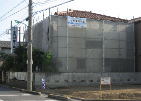 仮設足場設置